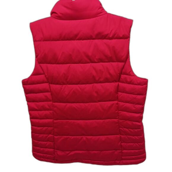 Lands End Red Down Puffer Vest Men's Tall 10-12 Quilted Vest. - Picture 5 of 10